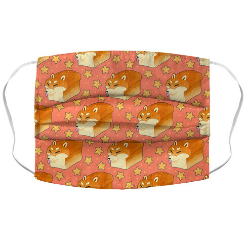 Shiba Inu Loaf Accordion Face Mask