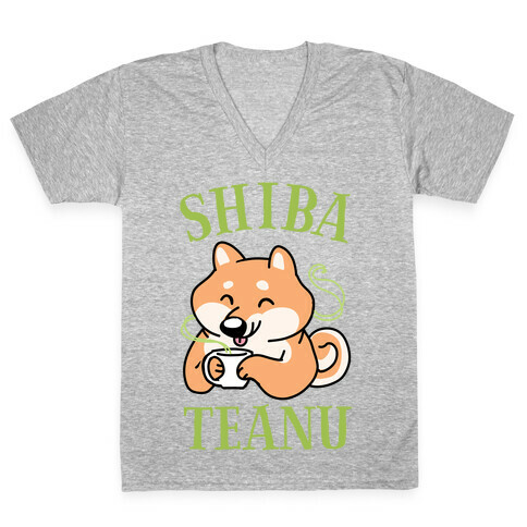 Shiba Teanu V-Neck Tee Shirt