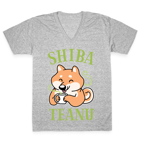 Shiba Teanu V-Neck Tee Shirt