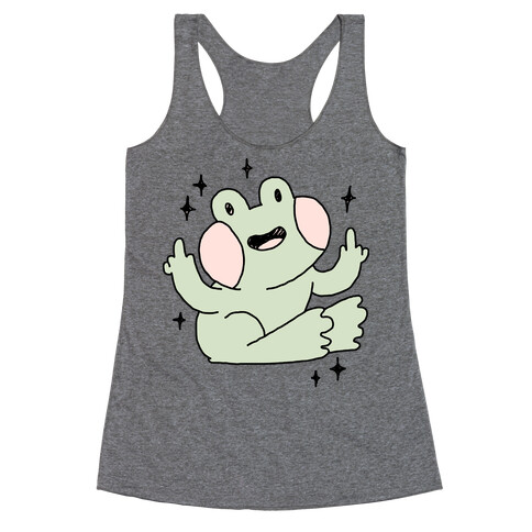 Flicky Frog  Racerback Tank Top