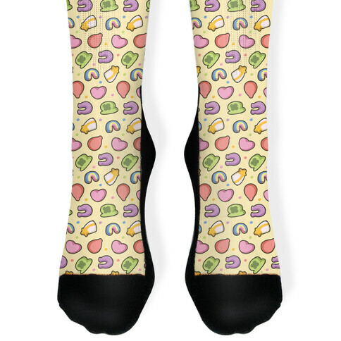 Lucky Marshmallow Pattern Sock