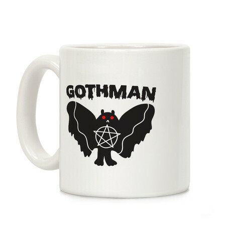 Gothman Goth Mothman Coffee Mug