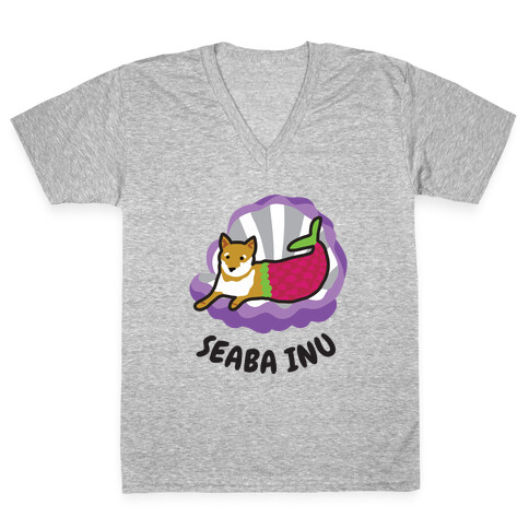 Seaba Inu V-Neck Tee Shirt