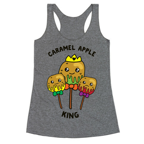 Caramel Apple King Racerback Tank Top