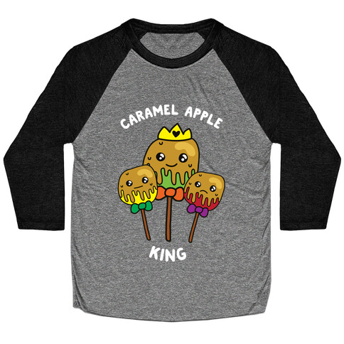 Caramel Apple King Baseball Tee