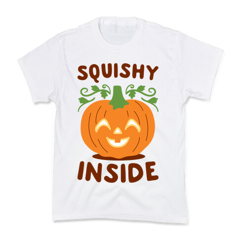 Squishy Inside Pumpkin Kids T-Shirt