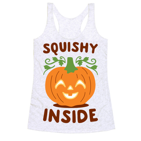 Squishy Inside Pumpkin Racerback Tank Top