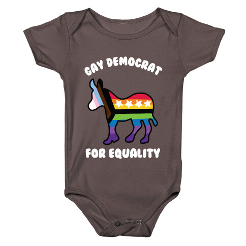 Gay Democrat Baby One-Piece