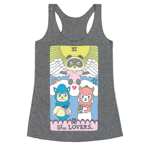 The Alpaca Lovers Tarot Racerback Tank Top