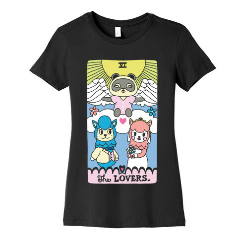 The Alpaca Lovers Tarot Womens T-Shirt