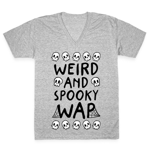 Weird And Spooky WAP V-Neck Tee Shirt