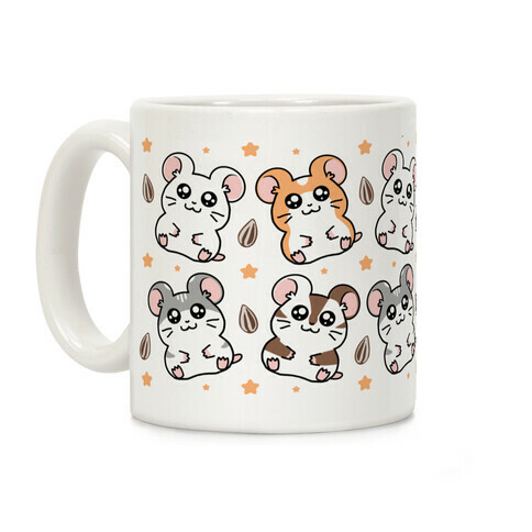 Cute Hamster Pattern Coffee Mug