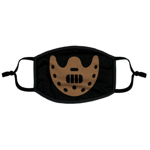 Cannibal Villain Mask Parody Flat Face Mask
