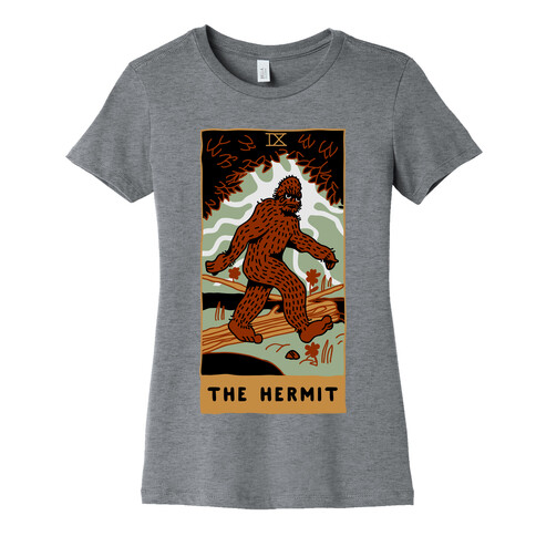 The Hermit (Bigfoot) Womens T-Shirt