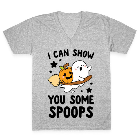 I Can Show You Some Spoops V-Neck Tee Shirt