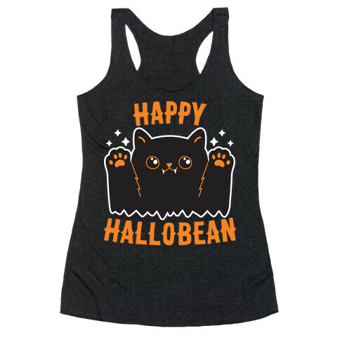 Happy Hallobean Racerback Tank Top