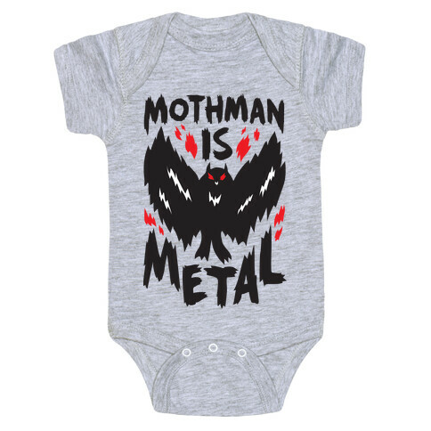 Mothman Is Metal Baby One-Piece