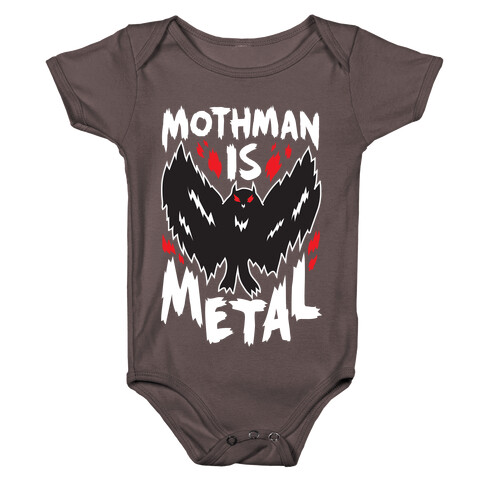 Mothman Is Metal Baby One-Piece