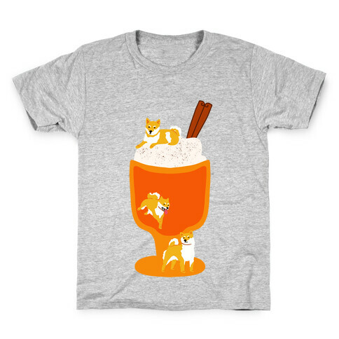 Pumpkin Spice Shibas Kids T-Shirt