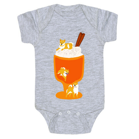 Pumpkin Spice Shibas Baby One-Piece