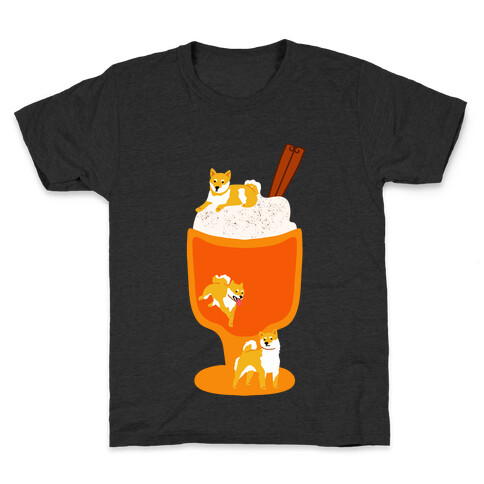 Pumpkin Spice Shibas Kids T-Shirt