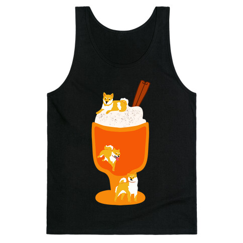 Pumpkin Spice Shibas Tank Top