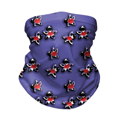 Facial Flowers Pattern Neck Gaiter