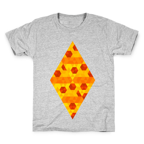 Geometric Pizza Tessellation Kids T-Shirt