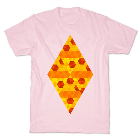 Geometric Pizza Tessellation T-Shirt