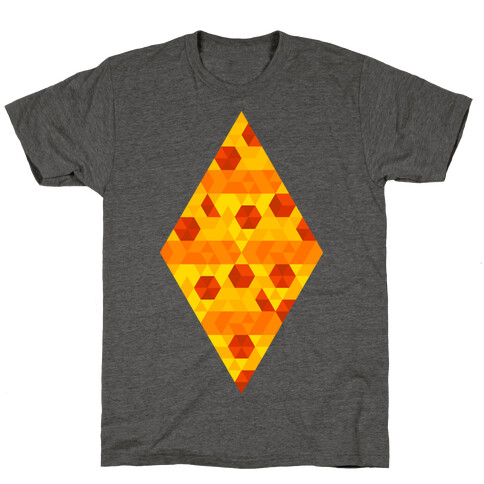 Geometric Pizza Tessellation T-Shirt