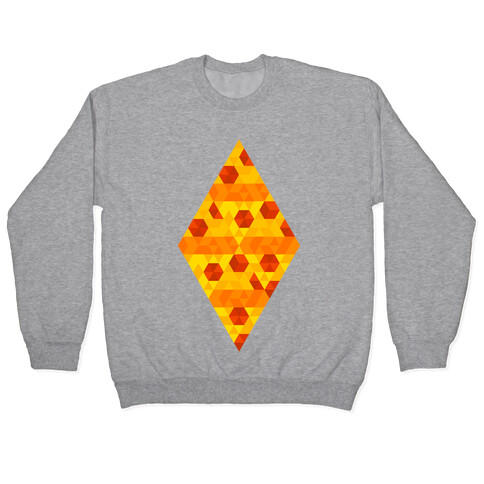 Geometric Pizza Tessellation Pullover