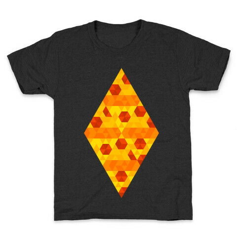 Geometric Pizza Tessellation Kids T-Shirt