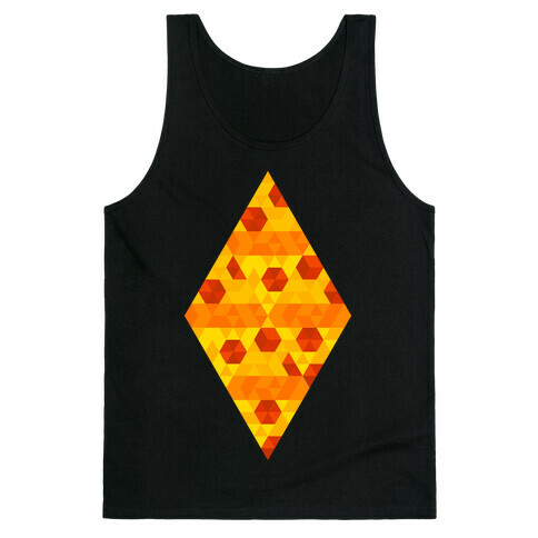 Geometric Pizza Tessellation Tank Top