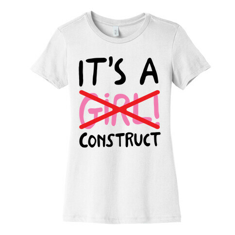 It's A Construct Girl Parody Womens T-Shirt