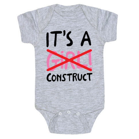 It's A Construct Girl Parody Baby One-Piece