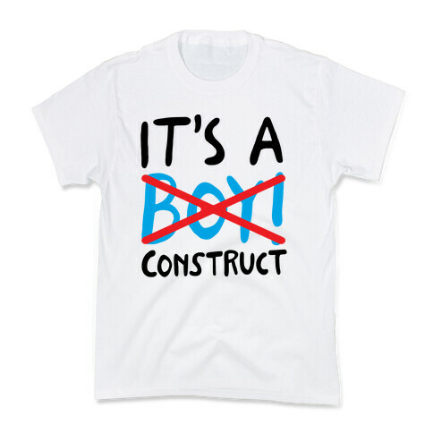 It's A Construct Boy Parody Kids T-Shirt