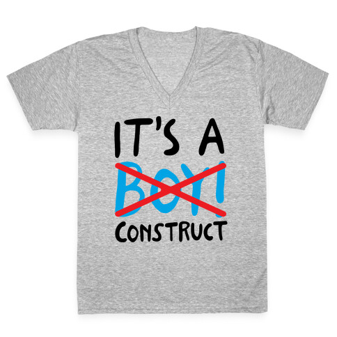 It's A Construct Boy Parody V-Neck Tee Shirt