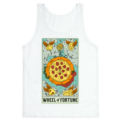 Wheel Of Fortune Pizza Tank Top