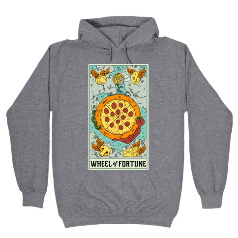 Wheel Of Fortune Pizza Hooded Sweatshirt