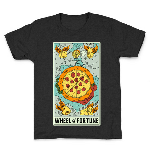 Wheel Of Fortune Pizza Kids T-Shirt