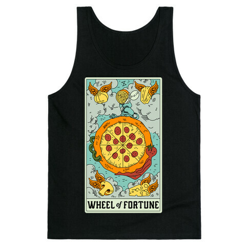 Wheel Of Fortune Pizza Tank Top