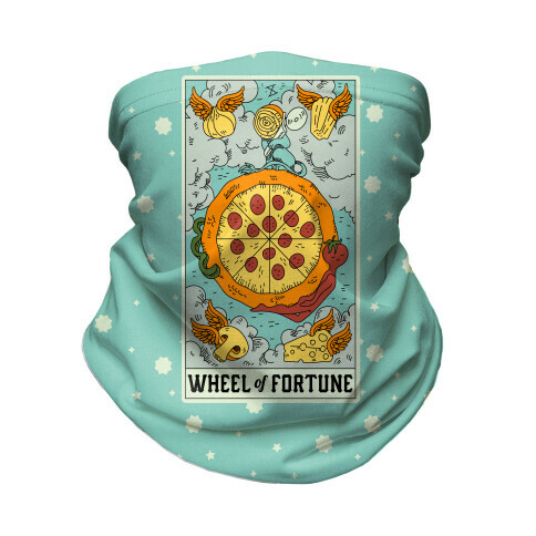 Wheel Of Fortune Pizza Neck Gaiter