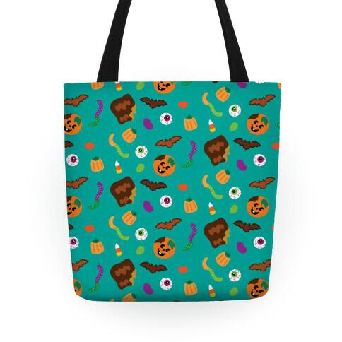 Halloween Treats Pattern Tote