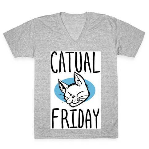 Catual Friday V-Neck Tee Shirt