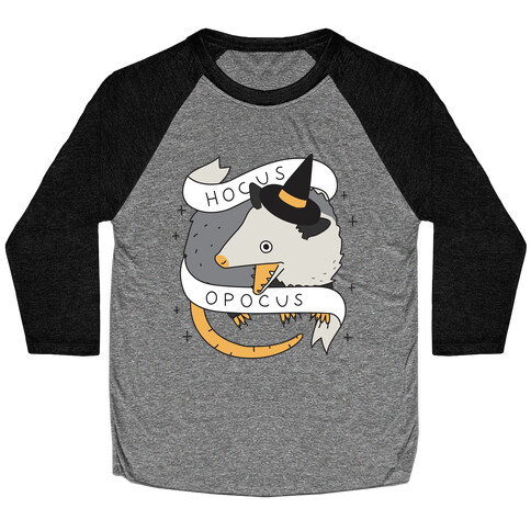 Hocus Opocus Opossum Baseball Tee