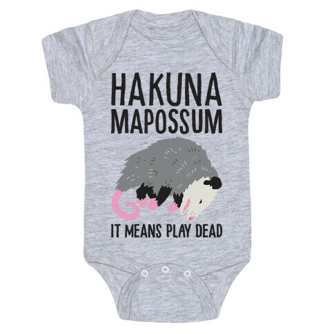 Hakuna Mapossum Baby One-Piece