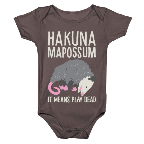 Hakuna Mapossum Baby One-Piece