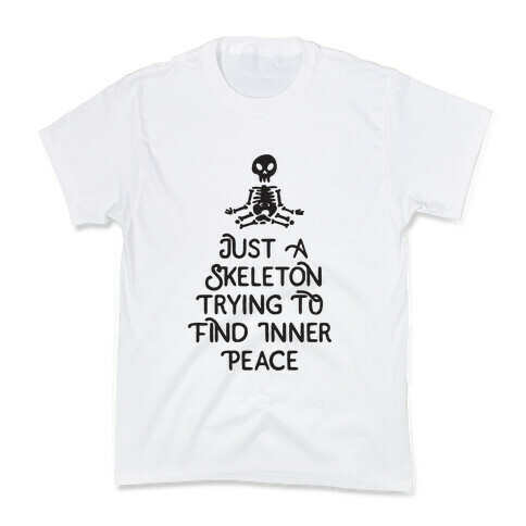 Skeleton Peace Kids T-Shirt