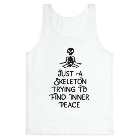 Skeleton Peace Tank Top