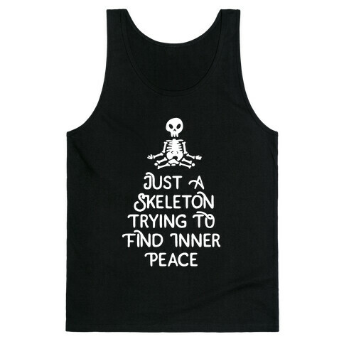 Skeleton Peace Tank Top